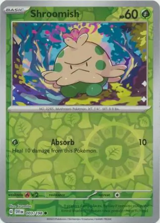 Shroomish, catalogue front