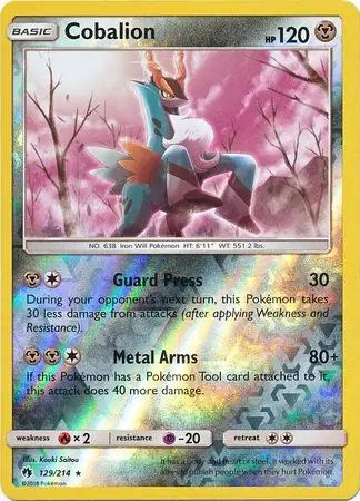 Cobalion, catalogue front