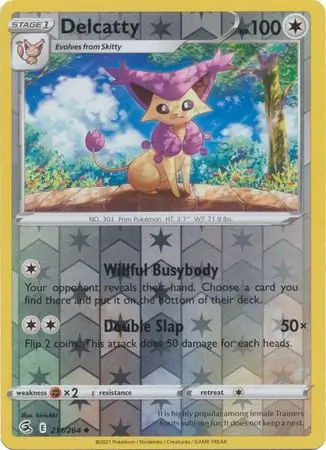 Delcatty, catalogue front