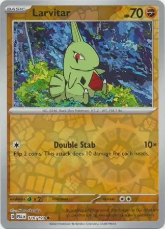 Larvitar, catalogue front