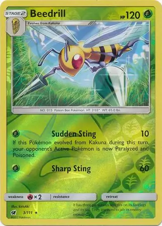 Beedrill, catalogue front