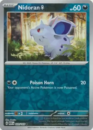 Nidoran♀, catalogue front
