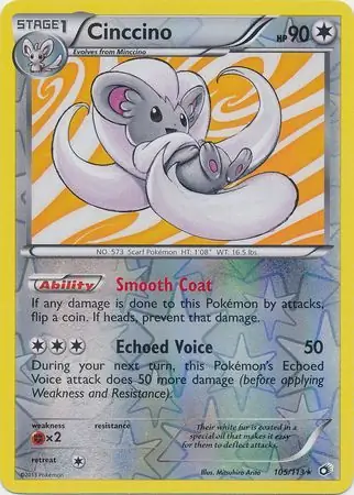 Cinccino, catalogue front