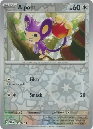 Aipom, catalogue front