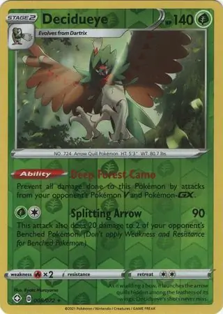 Decidueye, catalogue front