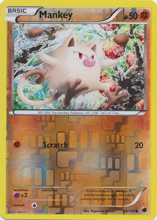 Mankey, catalogue front