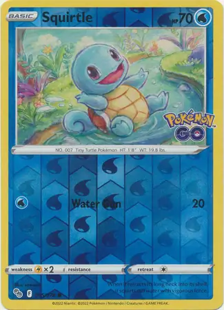 Squirtle, catalogue front