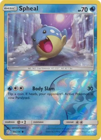 Spheal, catalogue front