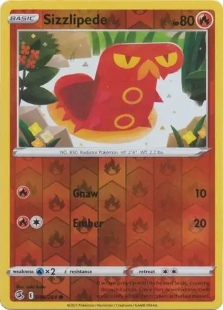 Sizzlipede, catalogue front