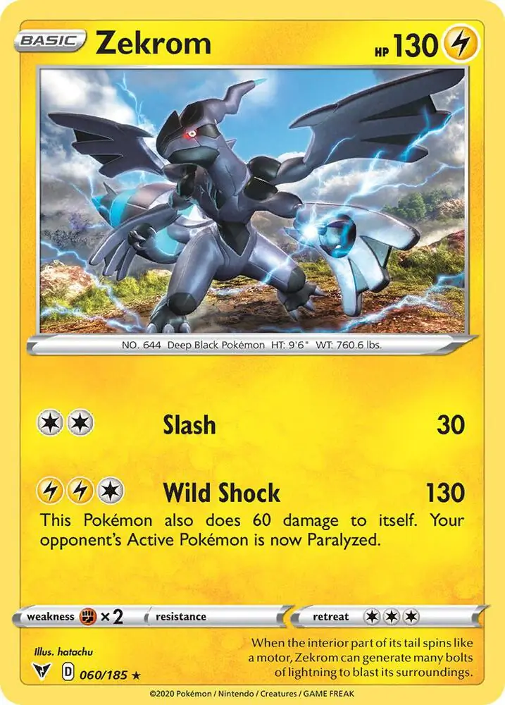 Zekrom, catalogue front