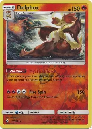 Delphox, catalogue front