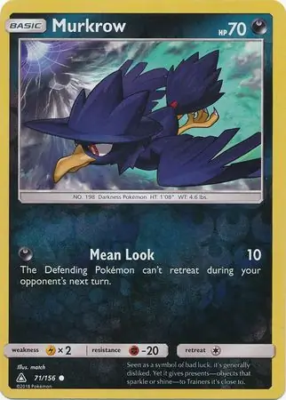 Murkrow, catalogue front