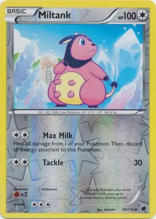Miltank, catalogue front