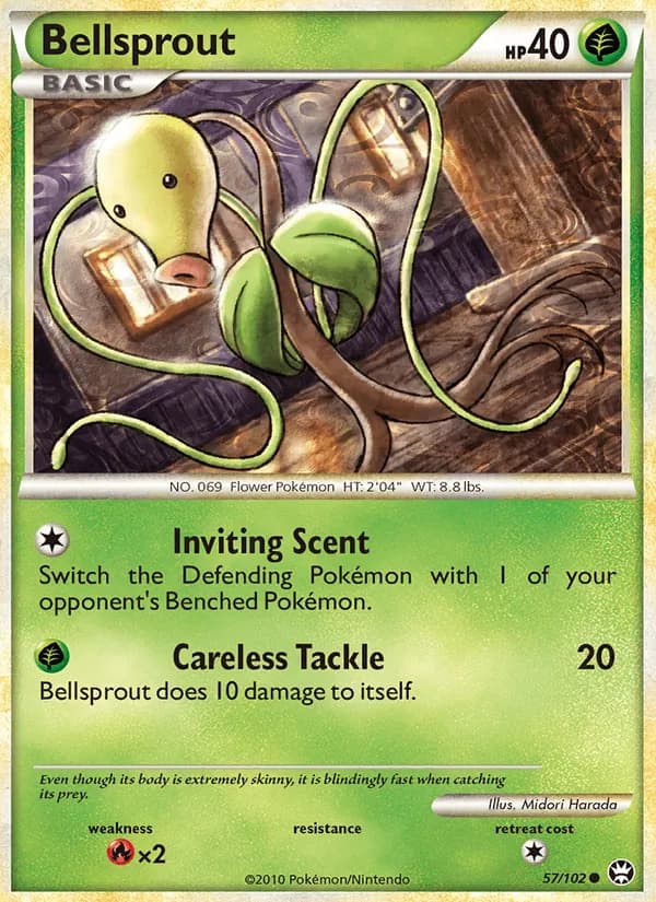 Bellsprout, catalogue front