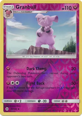 Granbull, catalogue front