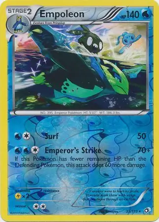 Empoleon, catalogue front