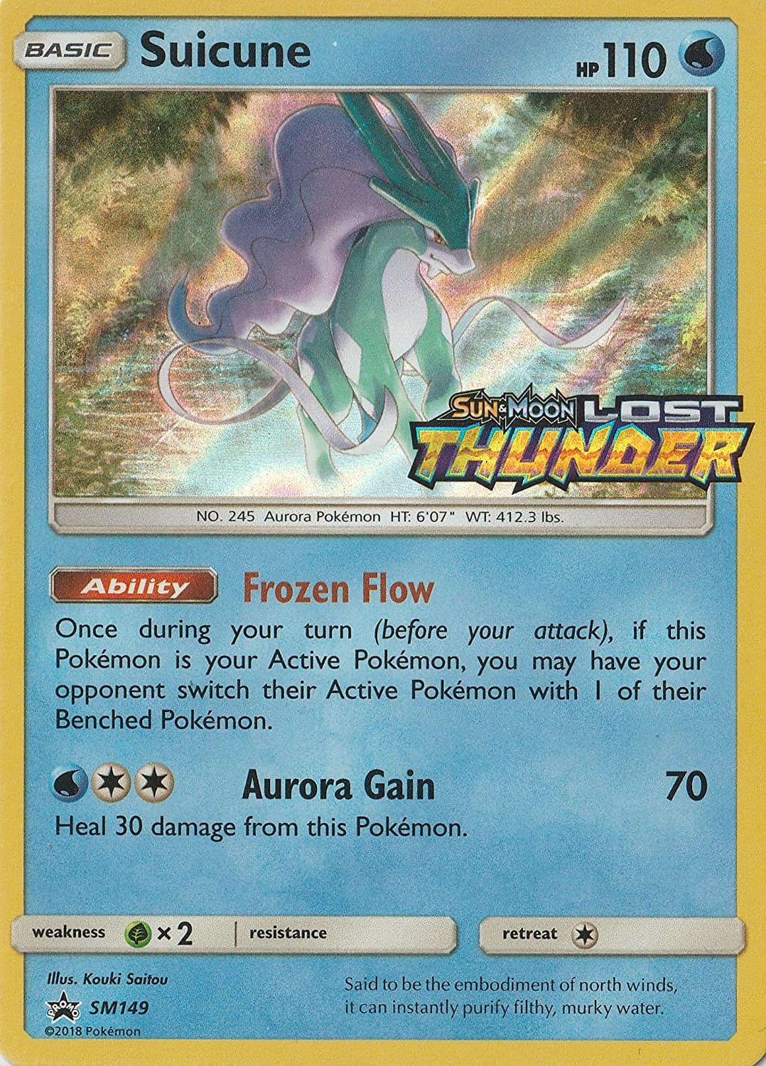 Suicune, catalogue front