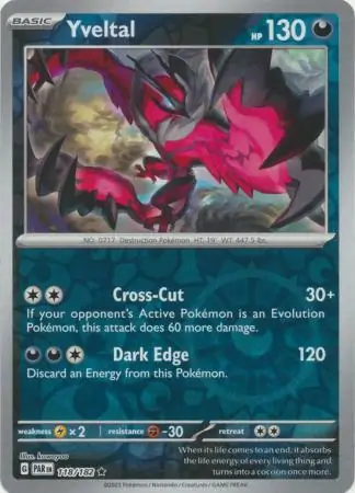 Yveltal, catalogue front