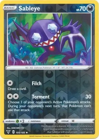 Sableye, catalogue front