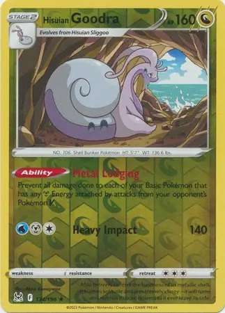 Hisuian Goodra, catalogue front