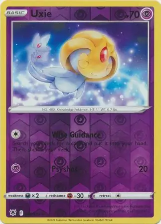 Uxie, catalogue front