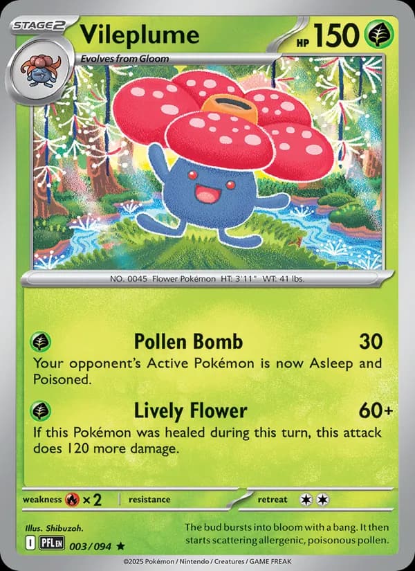 Vileplume, catalogue front