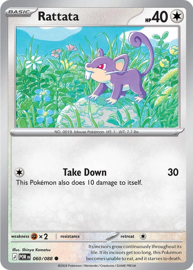 Rattata, catalogue front