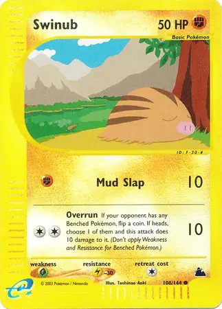 Swinub, catalogue front