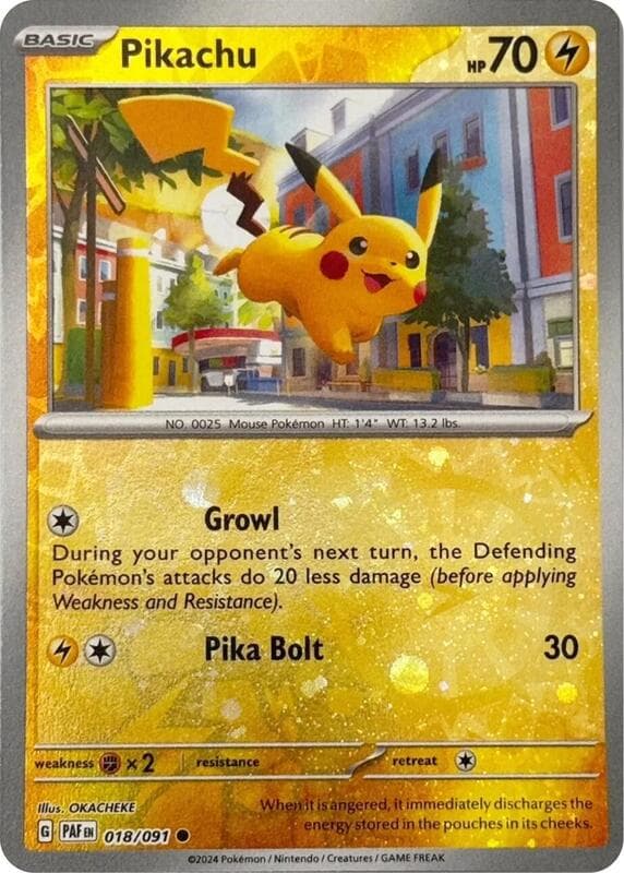 Pikachu, catalogue front