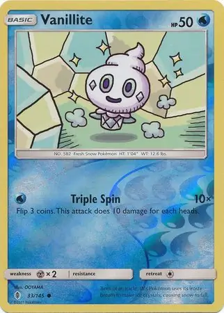 Vanillite, catalogue front