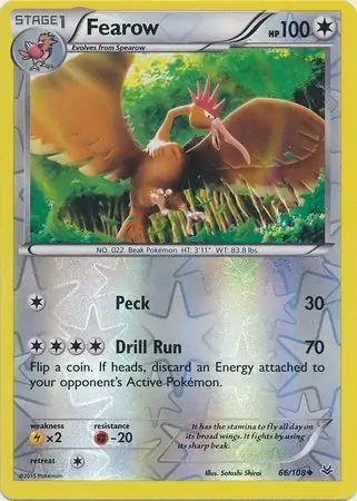 Fearow, catalogue front