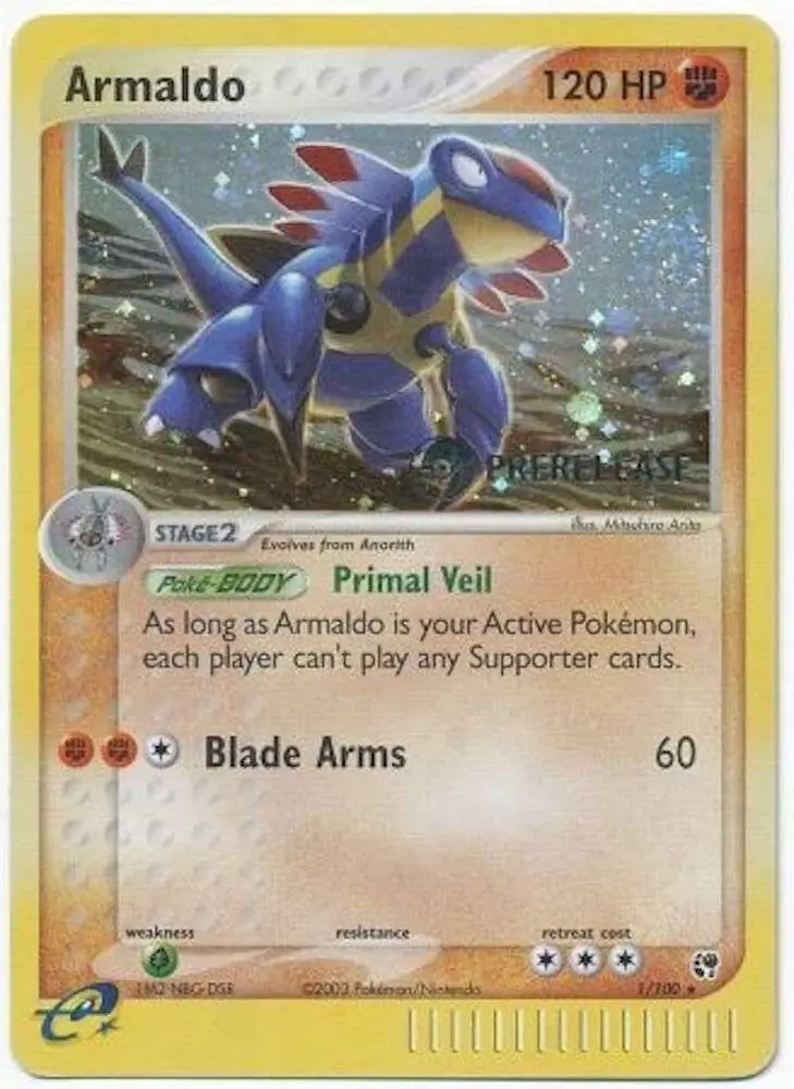 Armaldo, catalogue front