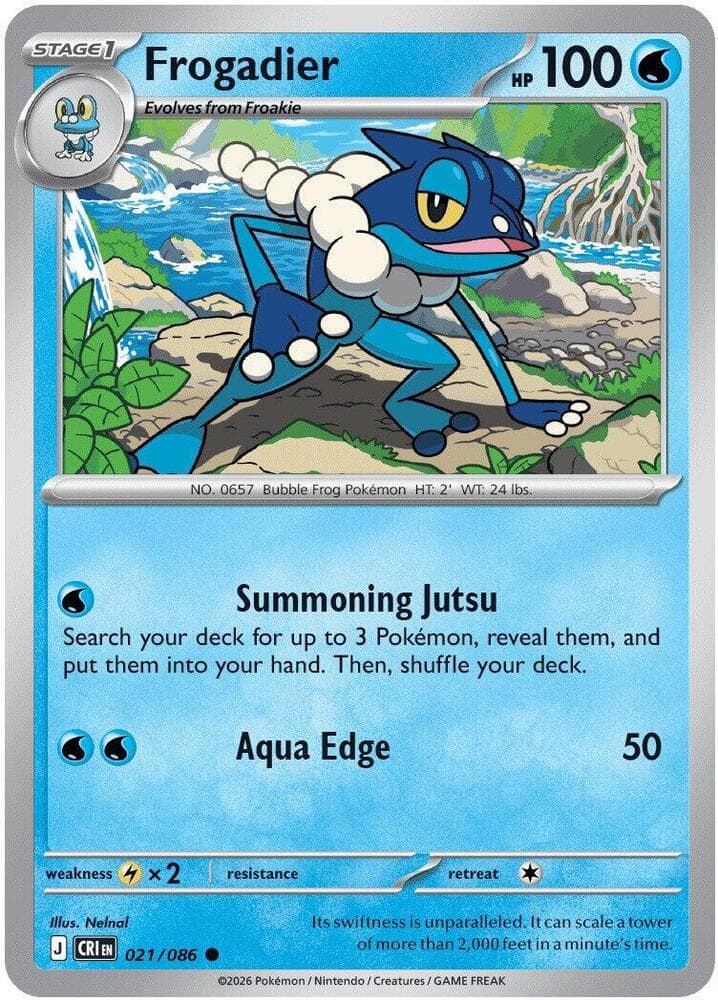 Frogadier, catalogue front