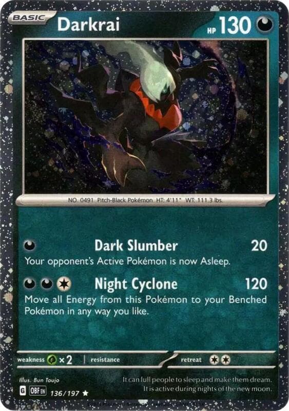 Darkrai, catalogue front