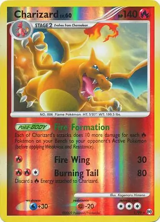 Charizard, catalogue front