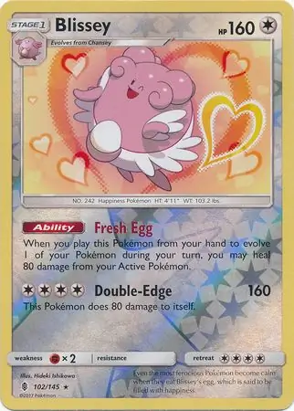Blissey, catalogue front