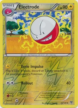 Electrode, catalogue front