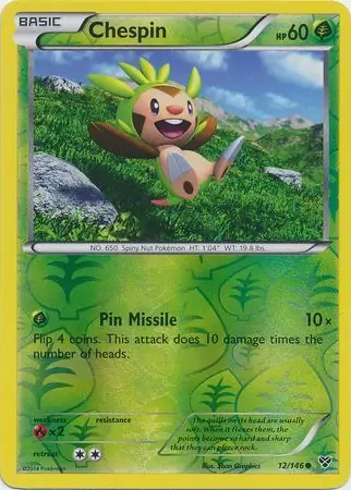 Chespin, catalogue front