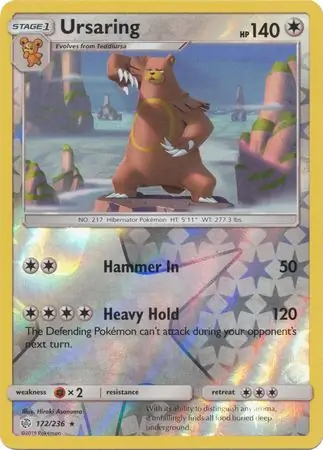 Ursaring, catalogue front
