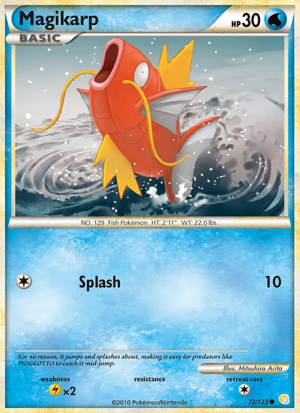 Magikarp, catalogue front