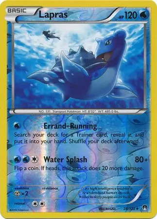 Lapras, catalogue front