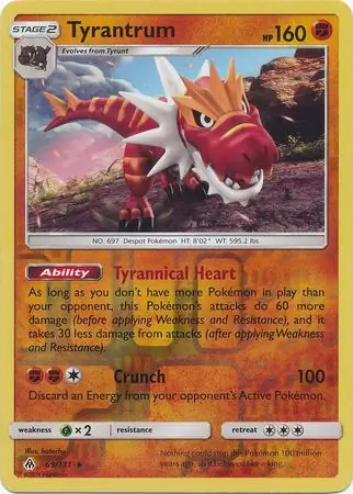 Tyrantrum, catalogue front