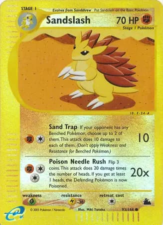Sandslash, catalogue front