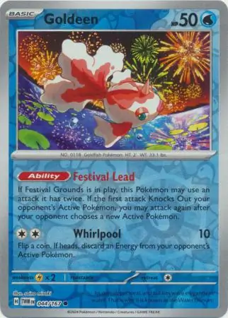 Goldeen, catalogue front