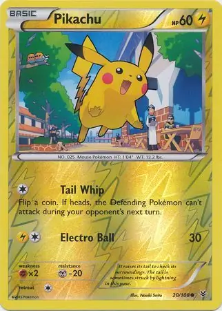 Pikachu, catalogue front