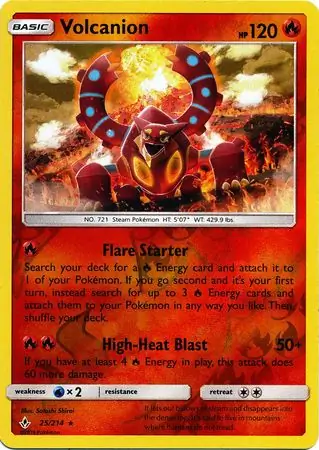 Volcanion, catalogue front