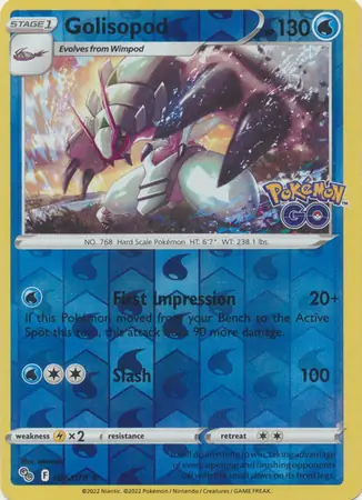 Golisopod, catalogue front