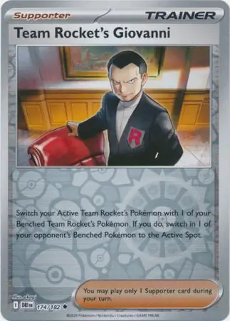 Team Rocket's Giovanni, catalogue front