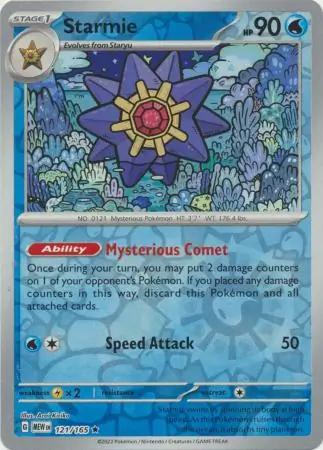 Starmie, catalogue front