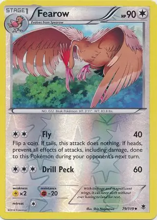 Fearow, catalogue front